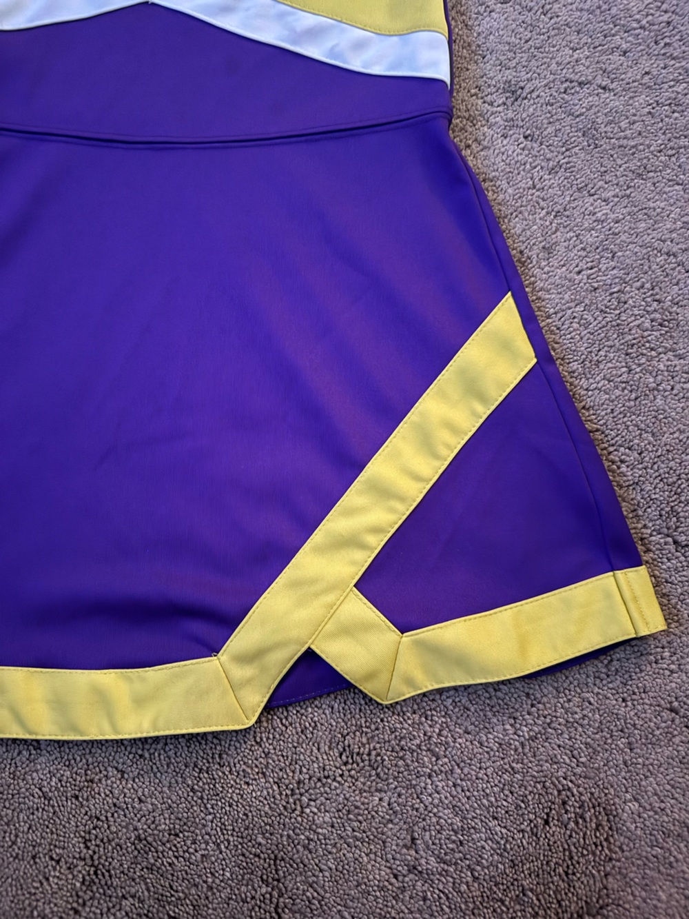 Vikings Purple & Gold Kids Cheer One-Piece - Picture 4 of 8